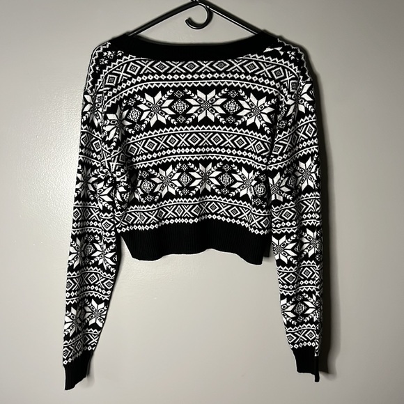 Dots crop style sweater - Picture 5 of 6